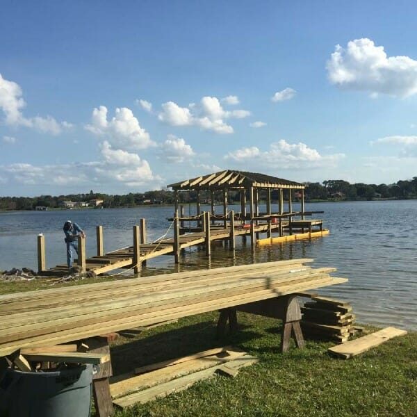New Dock being built